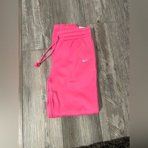 pink nike sweat pants